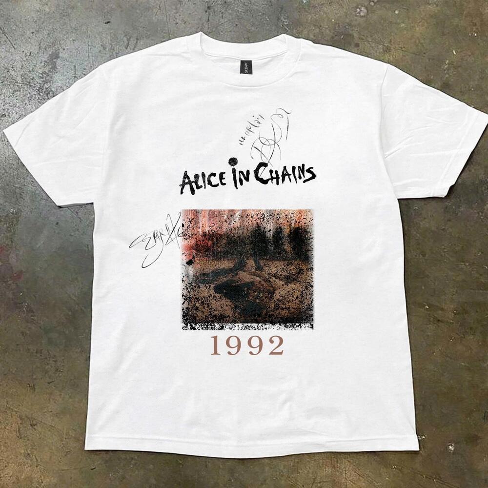 Alice In Chains 1992 Tee Grunge Band Shirt Rock Streetwear